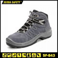 Suede Leather PU Safety Boot with New Design Sole 3