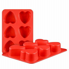 Free Sample Food Grade Silicone Cake Mold Baking Mousse Pudding Mold Tool