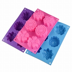 Free Sample Food Grade Silicone Cake Mold Baking Mousse Pudding Mold Tool