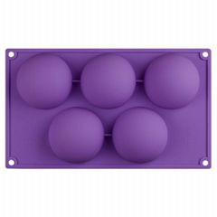 Free Sample Food Grade Silicone Cake Mold Baking Mousse Pudding Mold Tool