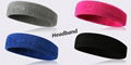 High Quality Comfortable Polyester Cotton Wrister &amp; Headband 2