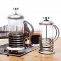 high borosilicate glass French Press 