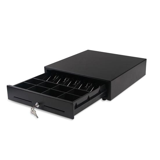 KST-410E Black Economical Cash Drawer