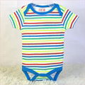 baby 4 pack bodysuits 100% cotton baby garments manufacturer 3