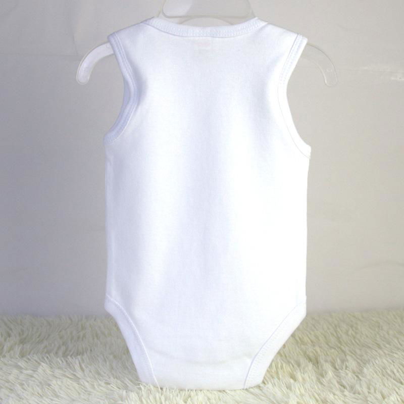 newborn baby 5 pack sleeveless bodysuits OEM orders china baby garments factory 4