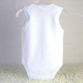 newborn baby 5 pack sleeveless bodysuits OEM orders china baby garments factory 4