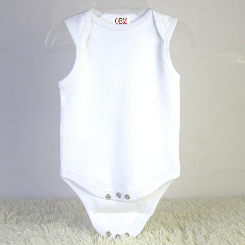 newborn baby 5 pack sleeveless bodysuits OEM orders china baby garments factory 3