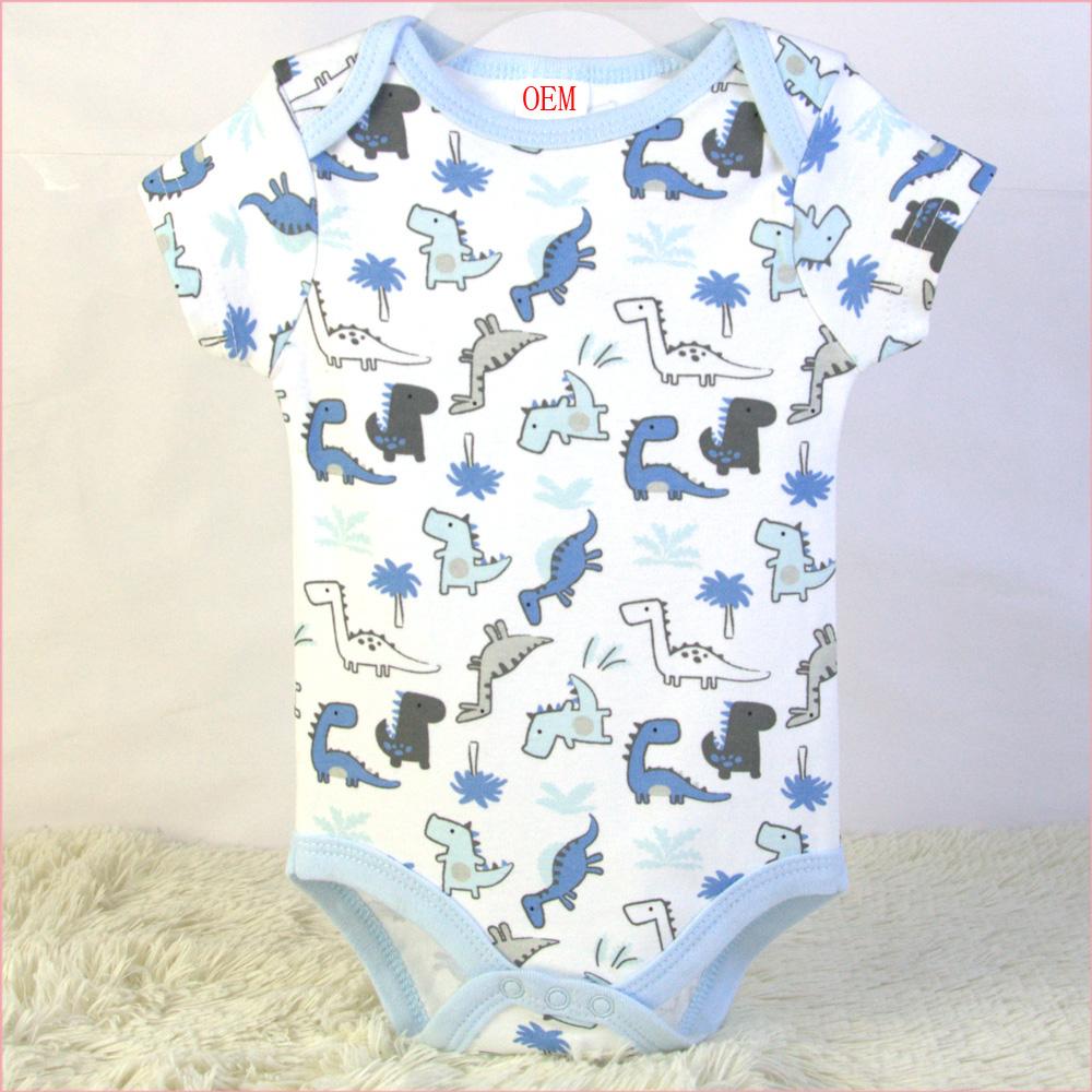 China baby garments factory offer baby 5 pk bodysuits OEM orders 3