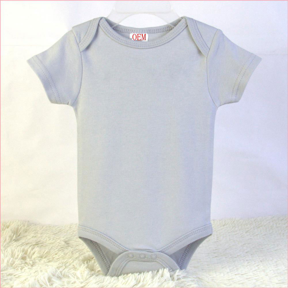 China baby garments factory offer baby 5 pk bodysuits OEM orders 2