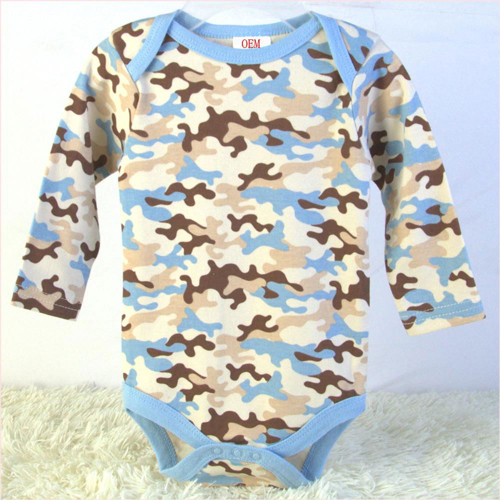 baby 3 pack long sleeve bodysuits OEM order China baby clothing factory 5