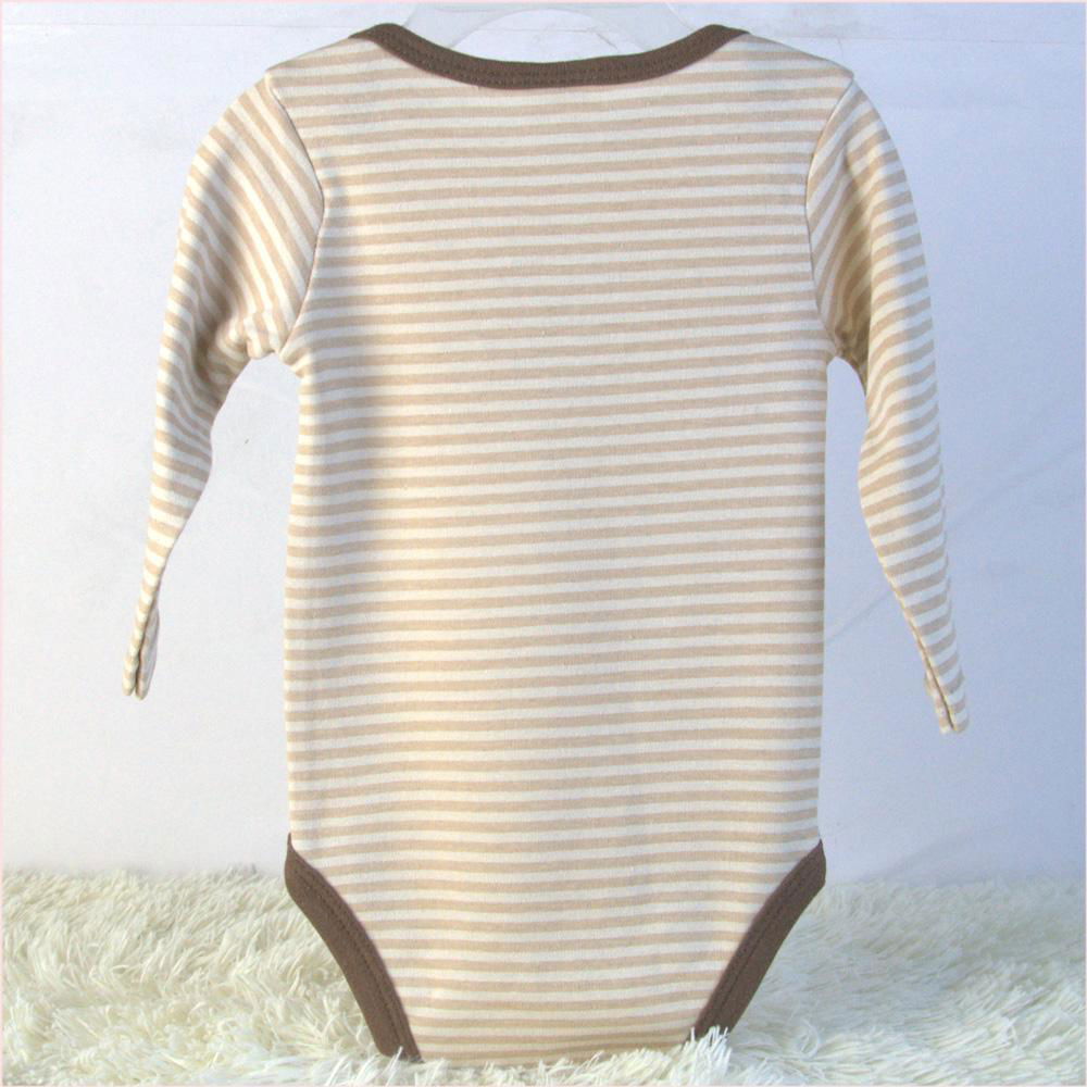 baby 3 pack long sleeve bodysuits OEM order China baby clothing factory 3