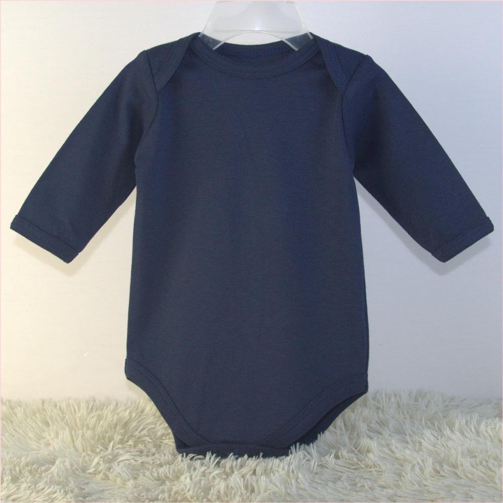 newborn baby 5 pack long sleeve bodysuits China baby garments OEM factory  3