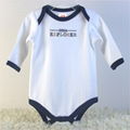 newborn baby 5 pack long sleeve bodysuits China baby garments OEM factory  5