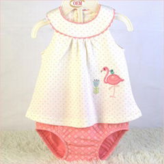 China OEM baby garments factory offer baby set