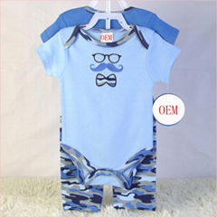 China baby garment OEM factory makes baby sets according to customers' samples