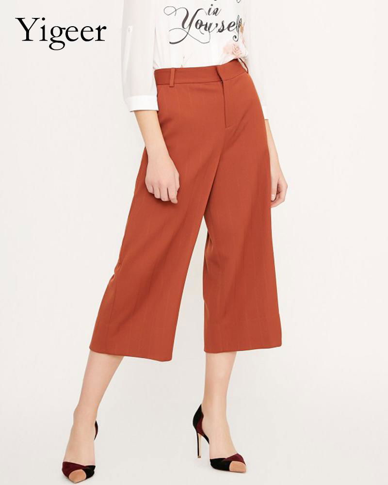 Fashionable Shift Cropped Pants 4