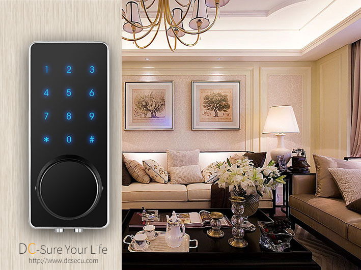 Bluetooth APP Keyless Smart Digital Door Locks Home Business Security Keyless 4