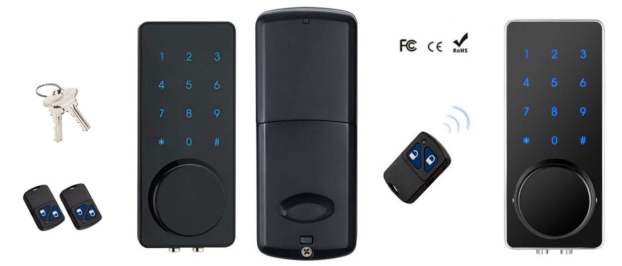 Architectural Hardware Remote Controller Code Touchscreen Door Locks Deadbolt  2