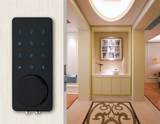 Architectural Hardware Remote Controller Code Touchscreen Door Locks Deadbolt  3