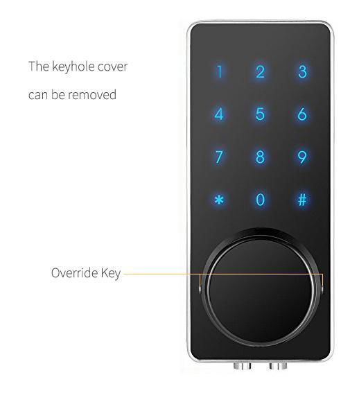 Architectural Hardware Remote Controller Code Touchscreen Door Locks Deadbolt  5