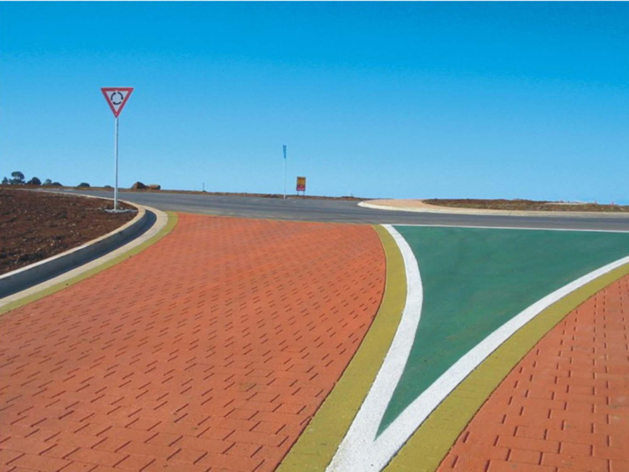 金昌隧道彩色瀝青道路金昌校園彩色跑道環保安全 2
