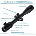 Voking 8.5-25X50SFIR magnifier scope with your own APP 3