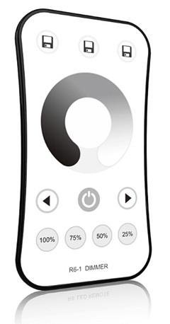 Dimming Remote with holder (Touch color circle)