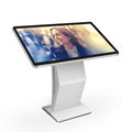 55 inch Indoor IR Touch Floor Stand Digital Signage Display LCD Advertising  1