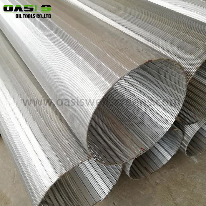  Stainless Steel Wire Wrapped Johnson Screen Pipe for Water Well Drilling 
