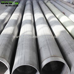 Stainless Steel 316L Perforated Well Casing Filter Pipe for Borehole