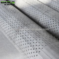 API Stainless/Carbon Steel Perforated Filter Pipe With High Strength