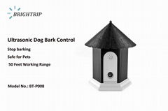 Ultrasonic Outdoor Dog Bark Controller in Birdhouse Shape