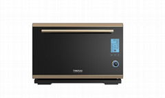 28L knob touch screen desktop  electric steam  oven