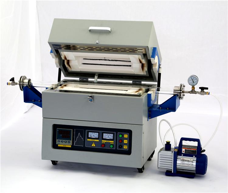 1200 degree labscale Nitrogen atmosphere horizontal tubular furnace