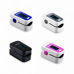 Four Colors Heart Rate Finger Pulse Oximeter SpO2 Ce Blood Oxygen 