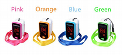 Easeai Finger Pulse Oximeter Four Color Heart Rate SpO2 CE