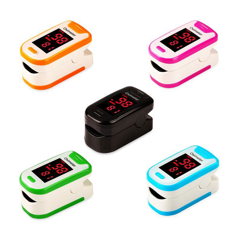 Five Colors Heart Rate Finger Pulse Oximeter SpO2 Easeai CE