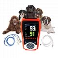 Temperature Probe Veterinary Handheld Pulse Oximeter SpO2 Heart Rate Continuous 