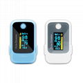 Two Color Finger Pulse Oximeter PI Alarm Sound SPO2 Heart Rate DB18 CE