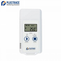 PLUSTRACE MTH Multiple use LCD display Temperature Humidity Recorder.