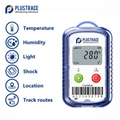 PLUSTRACE G6D 4G Temperature Humidity data logger, LCD Temperature tracker. 4