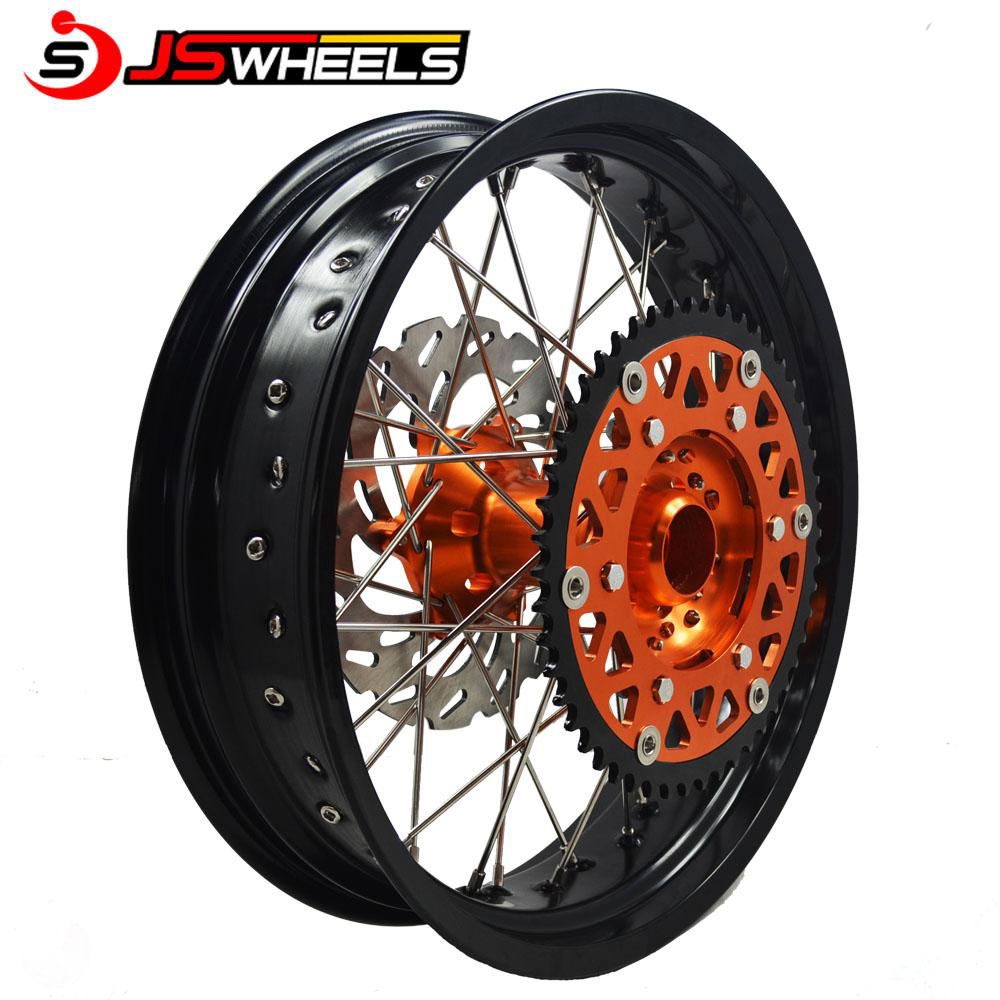 17 inch supermoto wheels Aluminium alloy 7116-T6 2