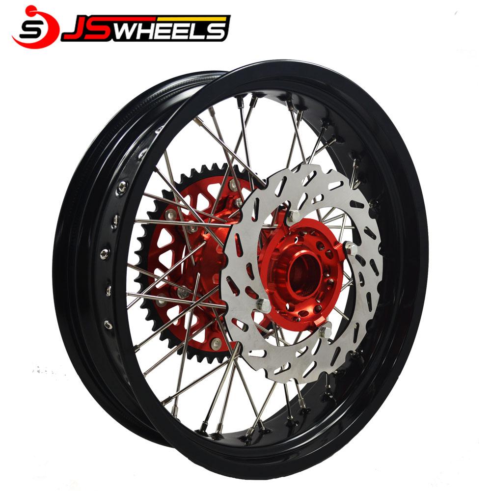 17 inch supermoto wheels Aluminium alloy 7116-T6 3