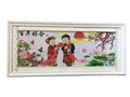 Framed handwork Completed finished china cross stitch of wedding gift 1