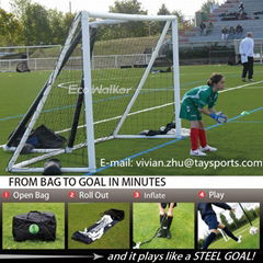 inflatable soccer football goal for kids safe and portable