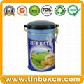 Metal Tea Canister Tea Can for Metal Food Packaging Round Tea Tin Box 2