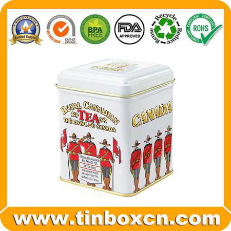 Metal Tea Canister Tea Can for Metal Food Packaging Round Tea Tin Box 3