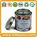 Metal Tea Canister Tea Can for Metal Food Packaging Round Tea Tin Box 5