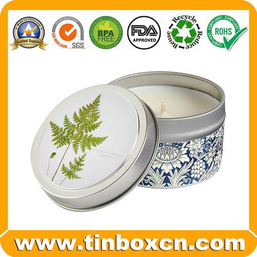 Hot Selling Customized Candle Metal Tin for Gift Packaging Box