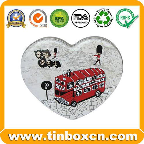 Christmas Tin Xmas Tin Box Tin Can Christmas Gift Tin Ball 5